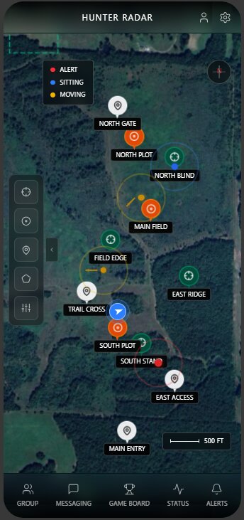 Hunter Radar screenshot